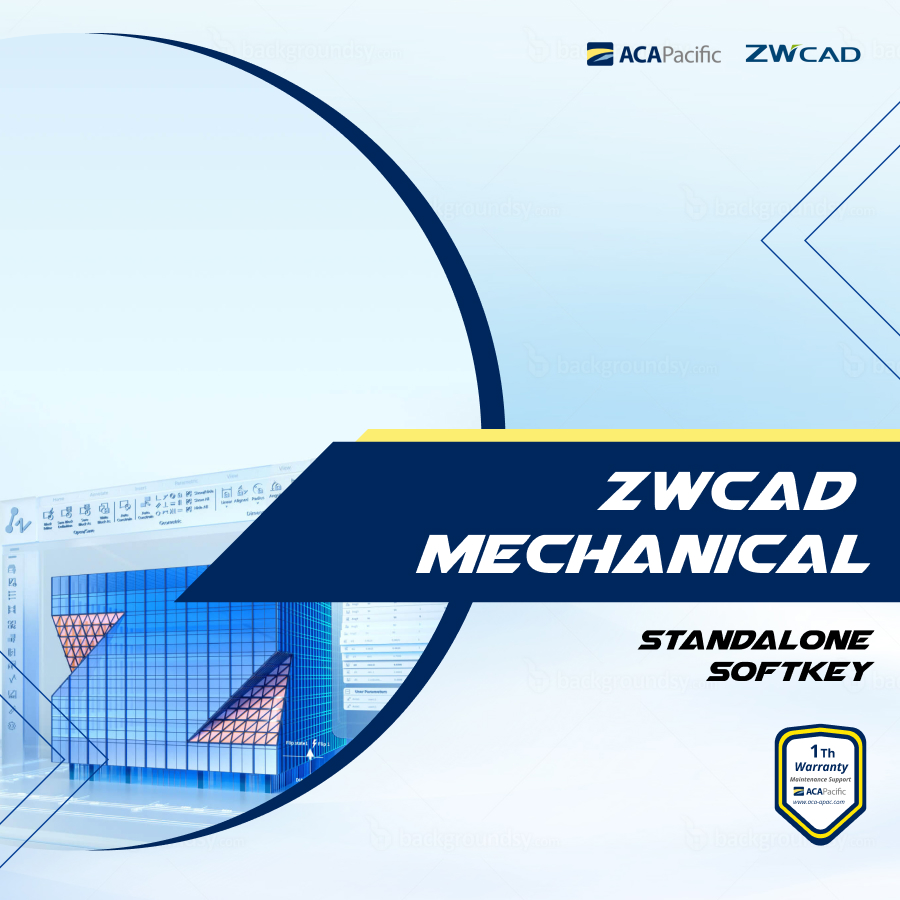 ZWCAD Mechanical, Standalone, Softkey