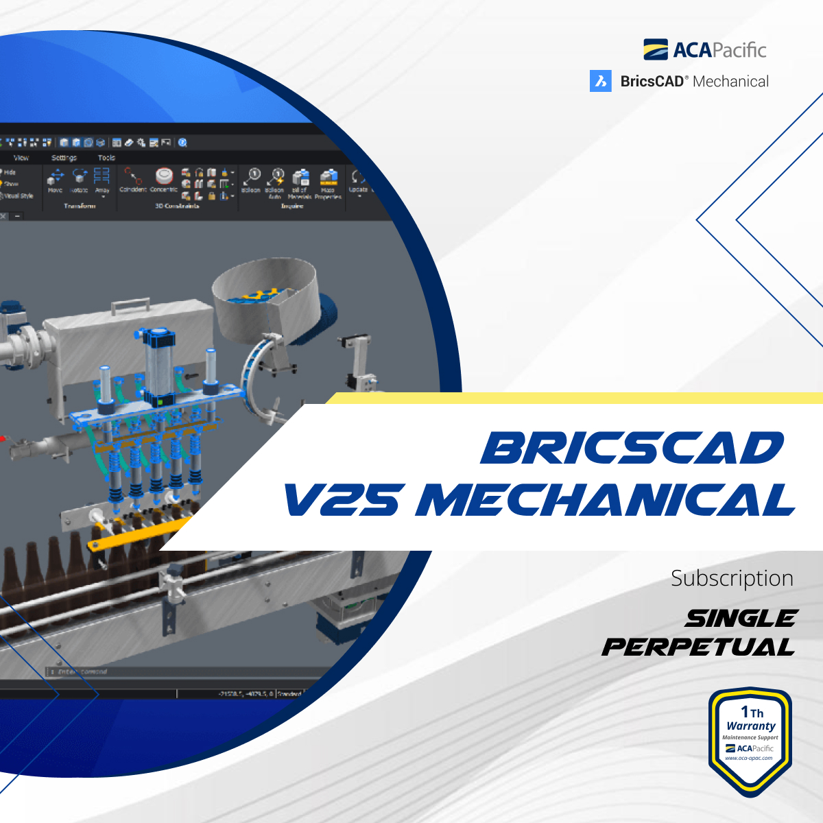 BricsCAD V25 Mechanical - Single - Perpetual