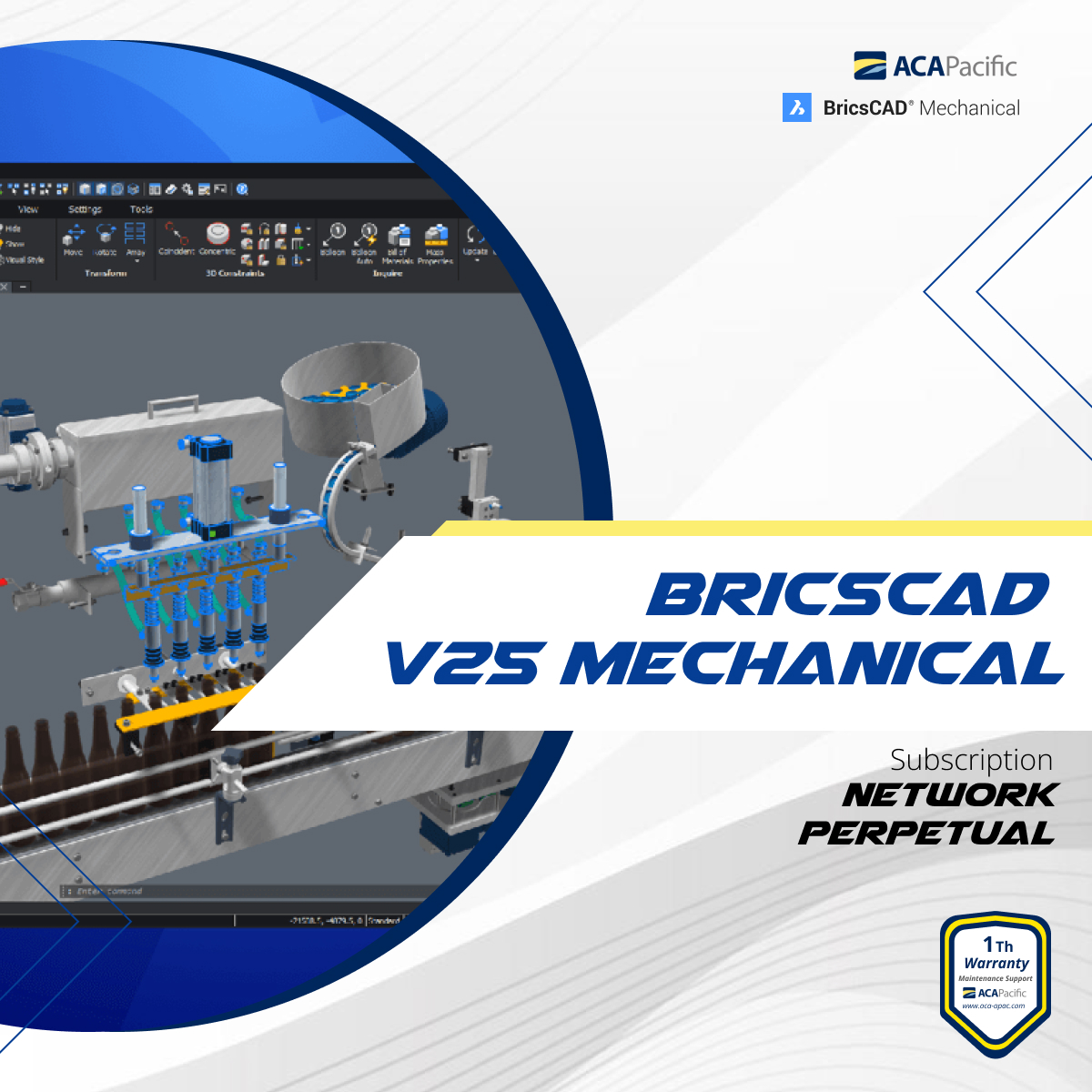 BricsCAD V25 Mechanical - Network - Perpetual