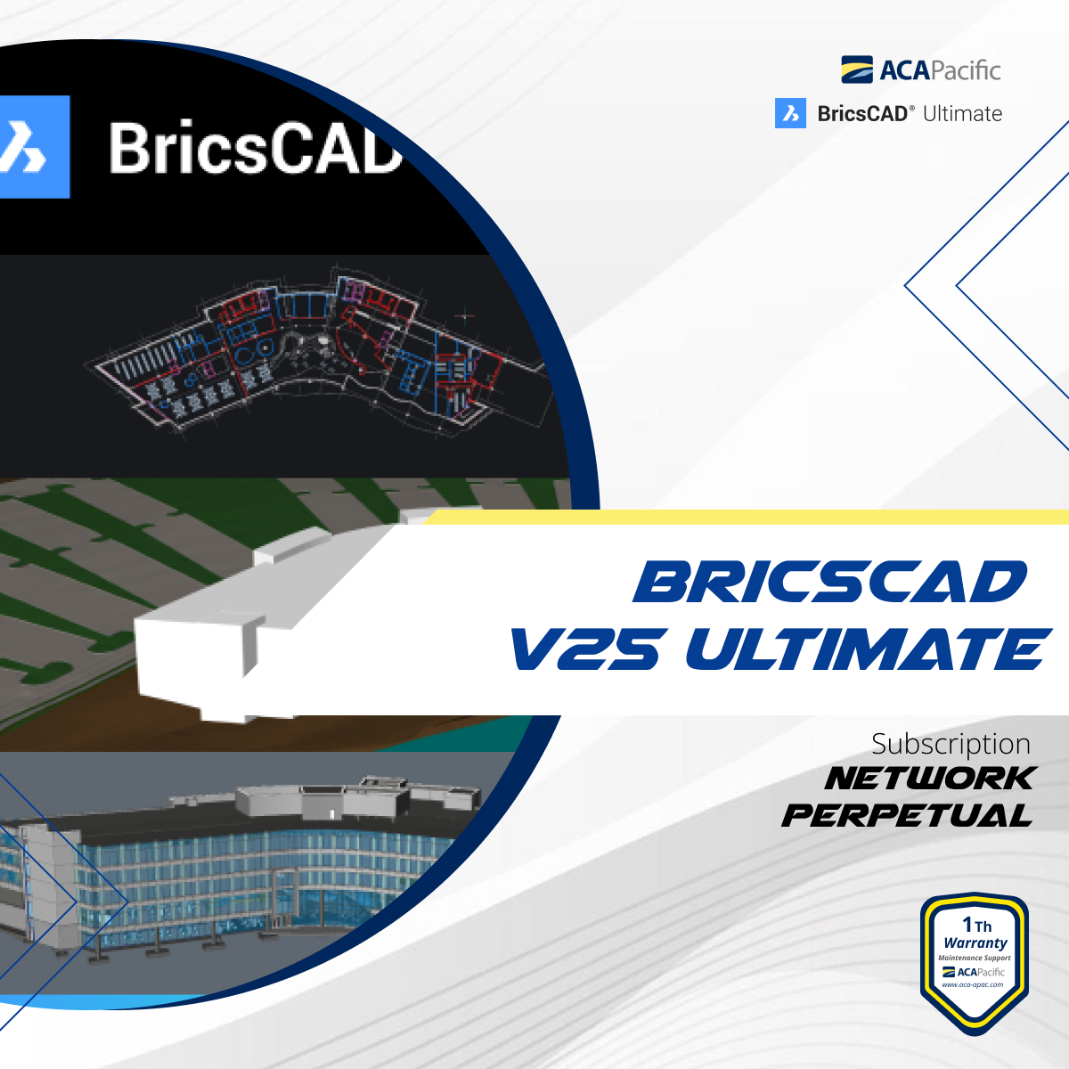 BricsCAD V25 Ultimate - Network - Perpetual