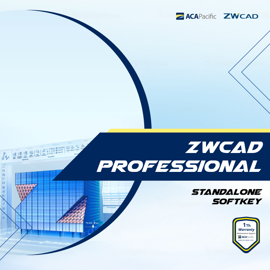 ZWCAD Professional, Standalone, Softkey